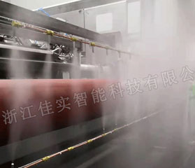 力兵化纤纺织高压微雾加湿系统安装完工